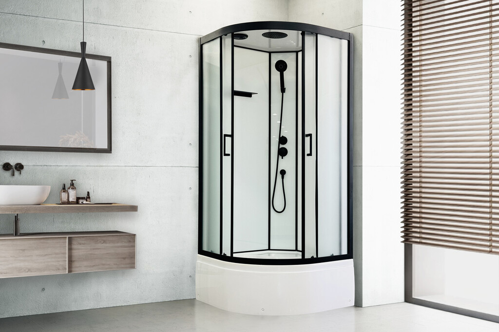 Душевая кабина Royal Bath Fato RB100CK-M-BL 100x100