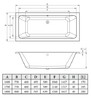 Акриловая ванна C-Bath Fortuna 180x80