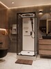 Душевая кабина Frank F401 Black 90x90