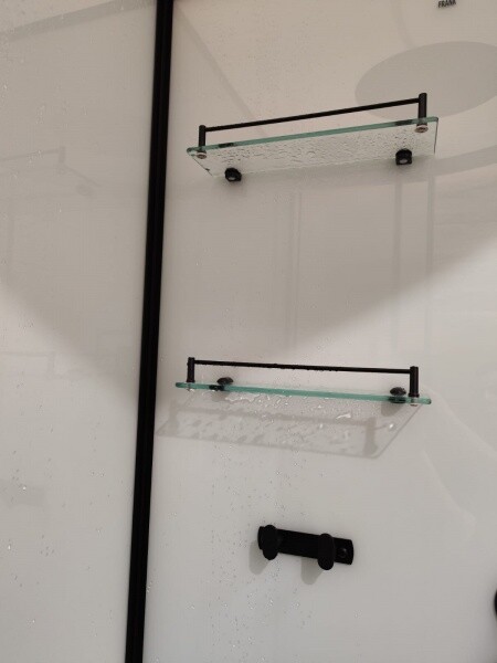 Душевая кабина Frank F401 Black 90x90
