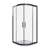 Душевое ограждение Good Door Cofe R-80-C-B 80x80