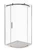 Душевое ограждение Good Door Galaxy R-100-C-B 100x100