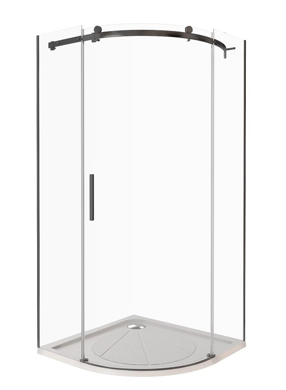 Душевое ограждение Good Door Galaxy R-100-C-B 100x100