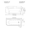 Акриловая ванна Grossman Cristal GR-2202L 170x75