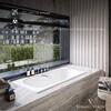 Чугунная ванна Vinsent Veron Haiti 170x80x42 с хромированными ручками и а/п