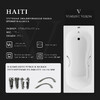 Чугунная ванна Vinsent Veron Haiti 170x80x42 с хромированными ручками