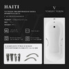 Чугунная ванна Vinsent Veron Haiti 170x80x42 с хромированными ручками и а/п