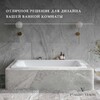 Чугунная ванна Vinsent Veron Italon 170x70x45 с ручками матовое золото