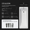 Чугунная ванна Vinsent Veron Italon 170x70x45