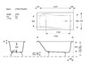 Чугунная ванна Vinsent Veron Italon 170x70x45