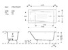 Чугунная ванна Vinsent Veron Italon 170x70x45 с хромированными ручками и а/п