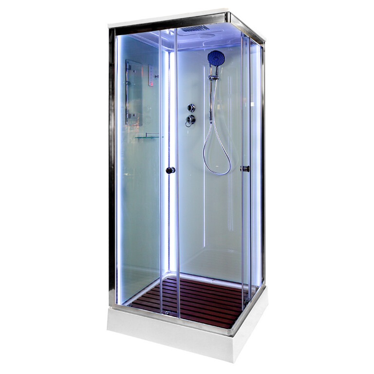 Душевая кабина AvaCan K409S LED 90x90