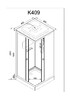 Душевая кабина AvaCan K409S EL 90x90