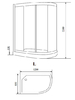 Душевая кабина Timo T-1102 L 120x85