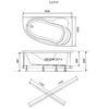 Акриловая ванна Triton Кайли 150x100 L