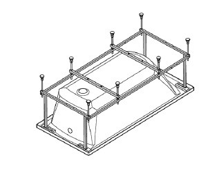 Монтажный набор для ванны Santek Касабланка XL 180x80