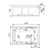 Гидромассажная ванна Gemy G9061 O L 181x121