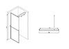 Душевая перегородка Abber Immer Offen AG60100B 100x200