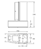 Гидромассажная ванна Gemy G8040 B R 170x85