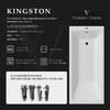 Чугунная ванна Vinsent Veron Kingston 180x80x50 с а/п