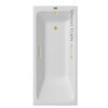 Чугунная ванна Vinsent Veron Kingston 180x80x50 с ручками матовое золото