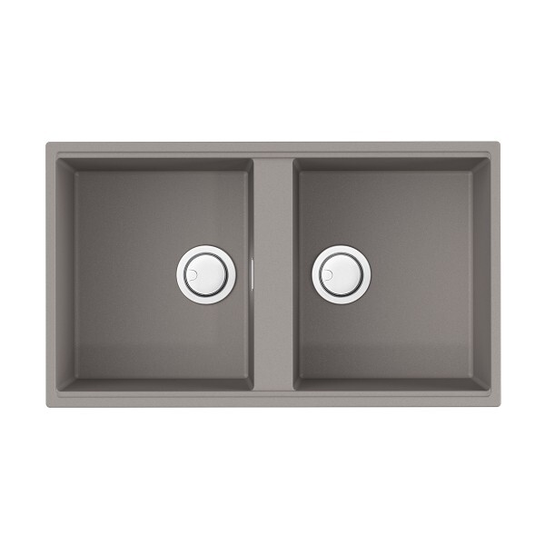 Мойка для кухни Omoikiri Kitagawa 83-2-U-GR leningrad grey