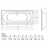 Акриловая ванна Koller Pool Orion Double 170x75