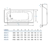 Стальная ванна Koller Pool Liberty 170x70 B70C2200E