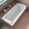 Ванна из искусственного камня Marmo Bagno Ницца 180x80 с подголовником