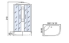 Душевая кабина Мономах 110/80/44 МЗ R 110x80
