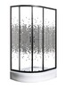 Душевое ограждение Мономах ДУ 100/80/180 МЗ BL L/R 100x80