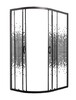 Душевое ограждение Мономах ДУ 100/80/180 МЗ BL L/R 100x80