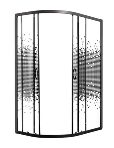 Душевое ограждение Мономах ДУ 90/70/180 МЗ BL L/R 90x70