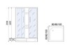 Душевое ограждение River Morava XL 90/24 МТ 90x90