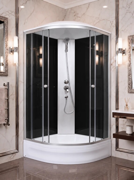 Душевая кабина River Nara Eco 90/24 BL 90x90