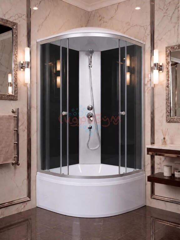 Душевая кабина River Nara Eco XL 90/44 BL 90x90