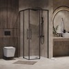 Душевое ограждение Niagara NG-6830-34BLACK 100x100
