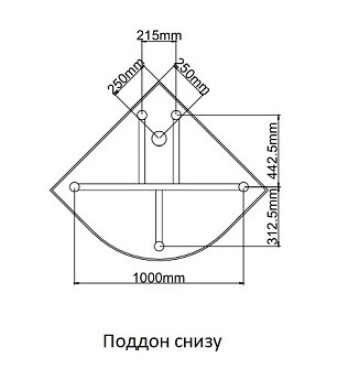 Душевая кабина BandHours Nova 90x90