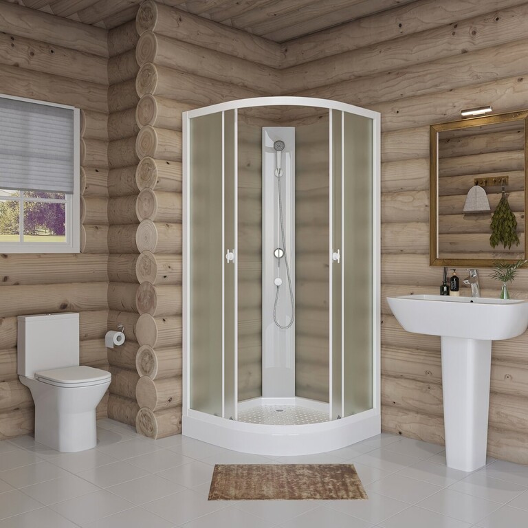 Душевая кабина Niagara P90/13/MT/BK 90x90