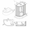 Душевая кабина Parly EF1221R 120x80