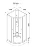 Душевая кабина Parly TMF911 85x85