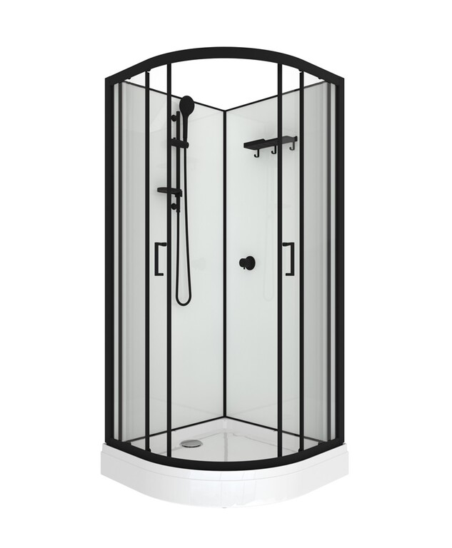 Душевая кабина Triton Прайм-Блэк А Б/К 90x90