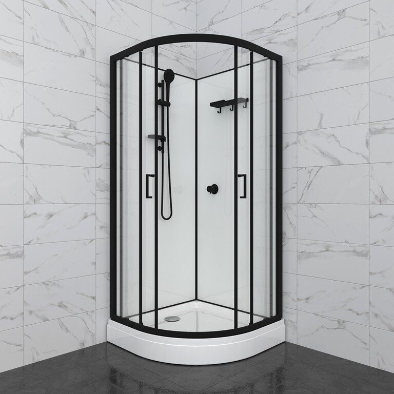Душевая кабина Triton Прайм-Блэк А Б/К 90x90