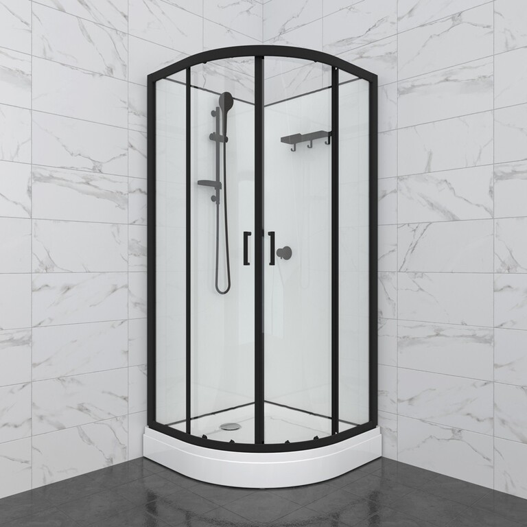 Душевая кабина Triton Прайм-Блэк А Б/К 90x90