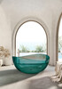 Прозрачная ванна Abber Kristall AT9705Aquamarin 150x150
