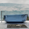 Прозрачная ванна Abber Kristall AT9706Saphir 170x80