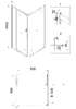 Душевое ограждение Niagara NG-83-9AB-A90B 90x90