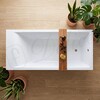 Ванна из искусственного камня Delice Diapason Ultra с узким бортом 180x80 глянцевая DLR330052-G