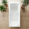 Ванна из искусственного камня Delice Astra 150x70 глянцевая с ручками хром DLR330053R-G