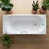 Ванна из искусственного камня Delice Dolce 170x70 глянцевая с ручками хром DLR330058R-G